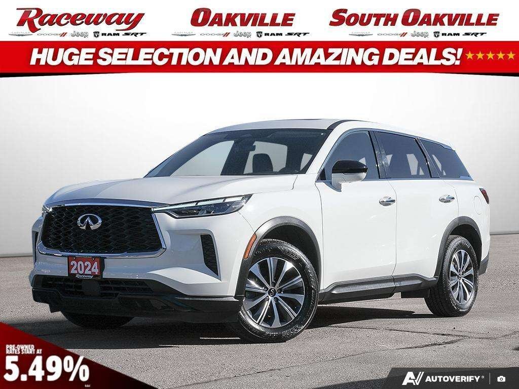 White 2024 INFINITI QX60 SUV / Crossover All-Wheel Drive Automatic