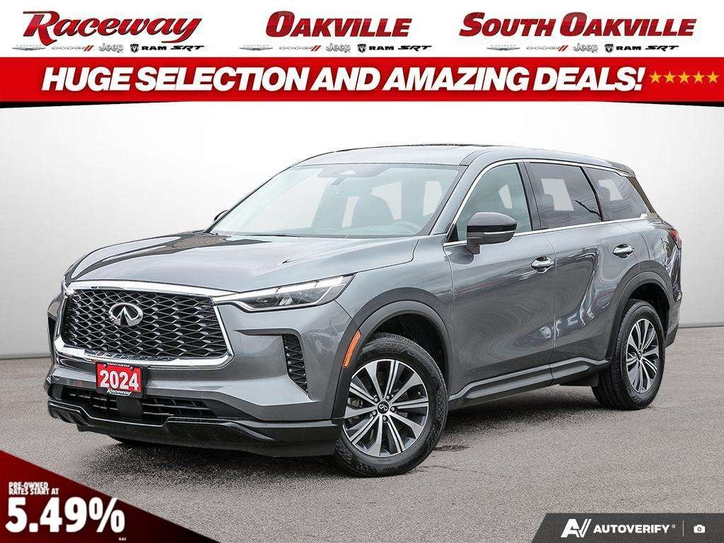 Gray 2024 INFINITI QX60 SUV / Crossover All-Wheel Drive Automatic