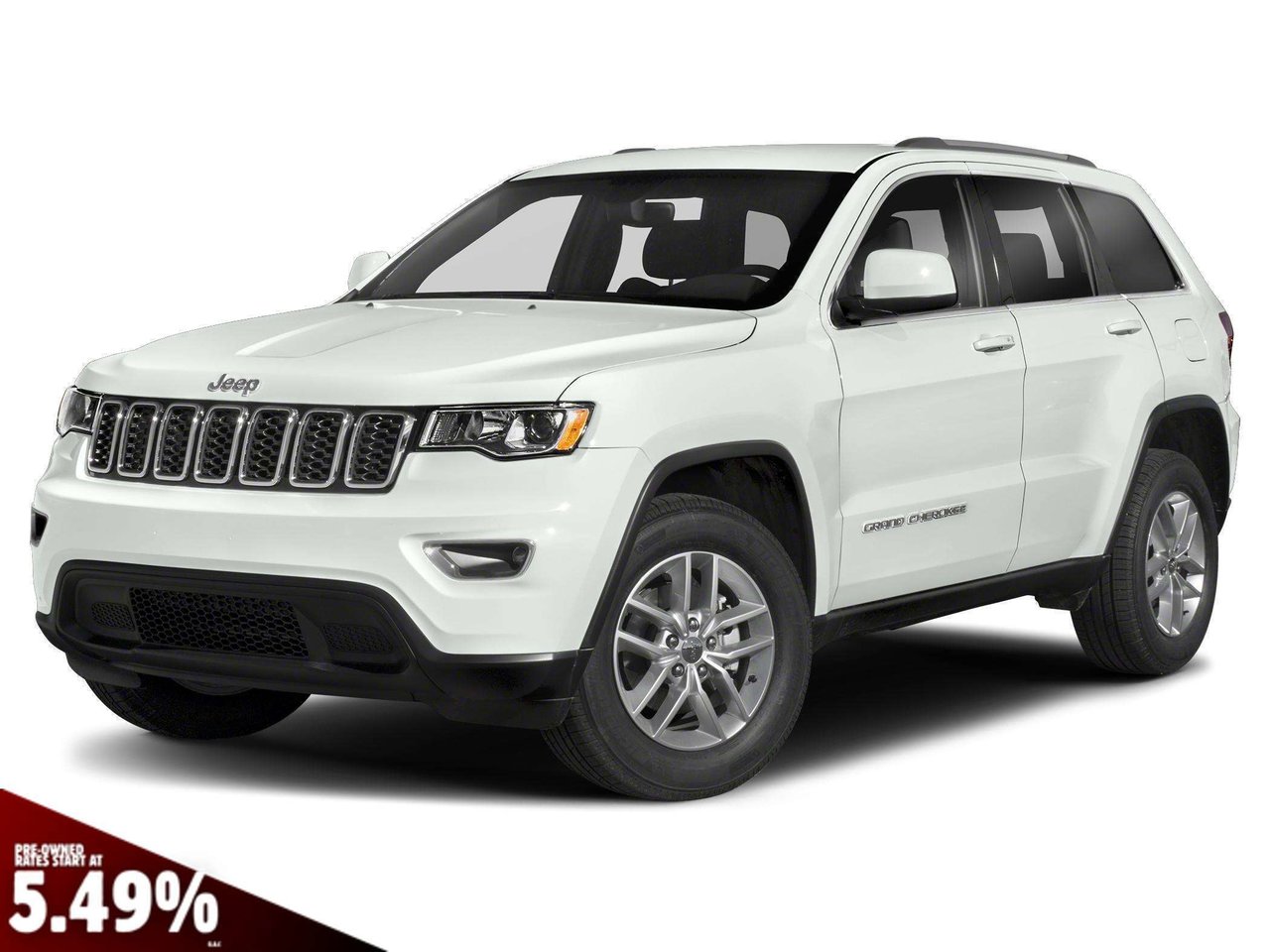 White 2021 Jeep Grand Cherokee SUV / Crossover  Automatic