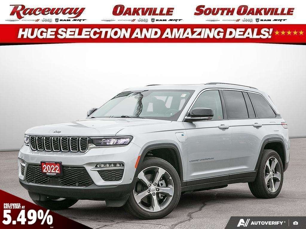Silver 2022 Jeep Grand Cherokee 4xe SUV / Crossover Four-Wheel Drive Automatic