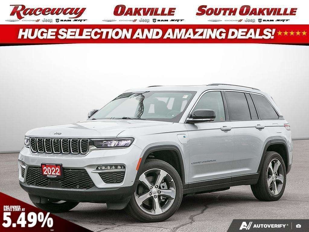 Silver 2022 Jeep Grand Cherokee 4xe SUV / Crossover Four-Wheel Drive Automatic