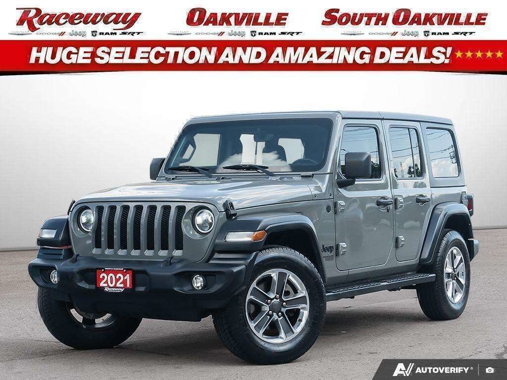 Gray 2021 Jeep Wrangler SUV / Crossover Four-Wheel Drive Automatic