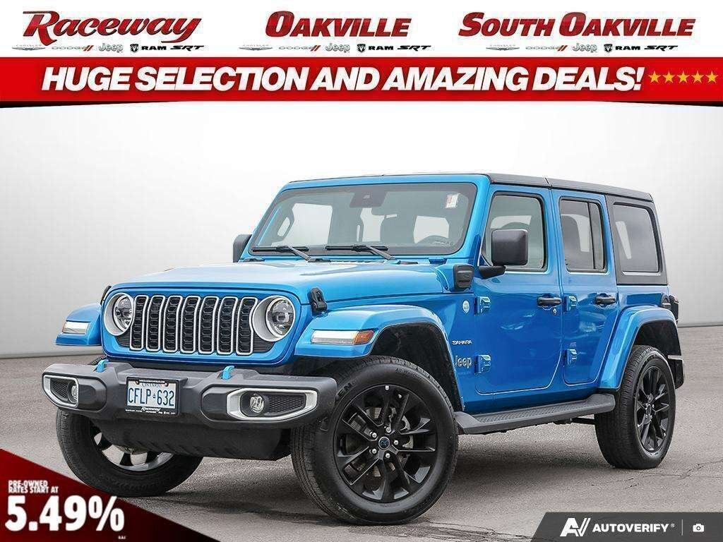 Blue 2024 Jeep Wrangler 4xe SUV / Crossover Four-Wheel Drive Automatic