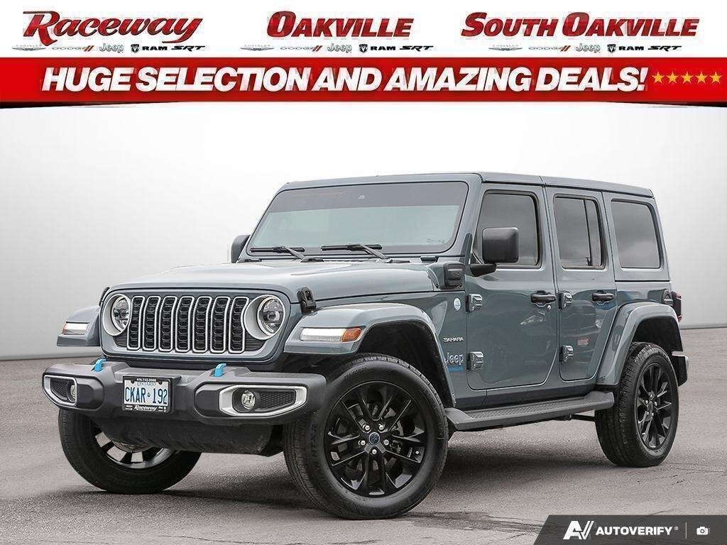 Gray 2024 Jeep Wrangler 4xe SUV / Crossover Four-Wheel Drive Automatic