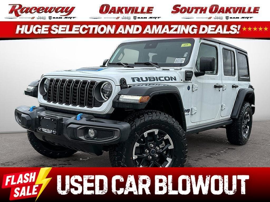 White 2024 Jeep Wrangler 4xe SUV / Crossover Four-Wheel Drive Automatic