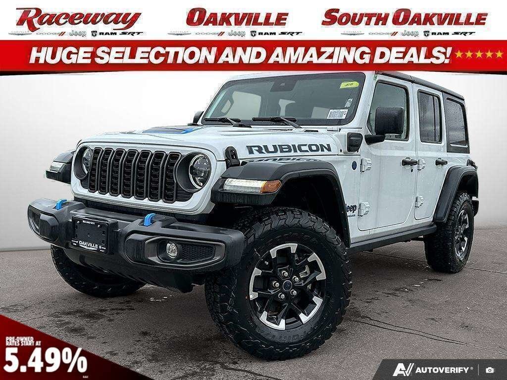 White 2024 Jeep Wrangler 4xe SUV / Crossover Four-Wheel Drive Automatic