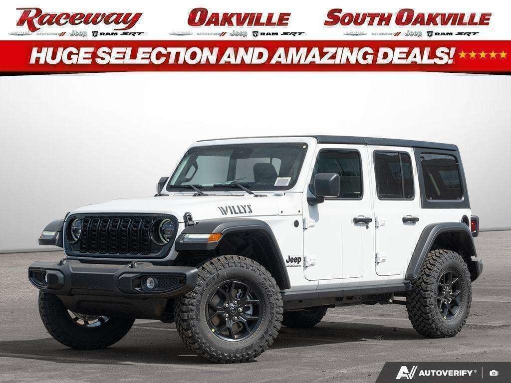 White 2025 Jeep Wrangler SUV / Crossover Four-Wheel Drive Automatic