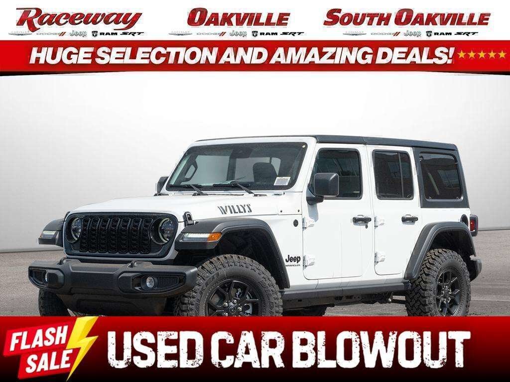 White 2025 Jeep Wrangler SUV / Crossover Four-Wheel Drive Manual