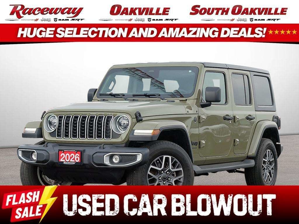 Green 2026 Jeep Wrangler SUV / Crossover Four-Wheel Drive Automatic