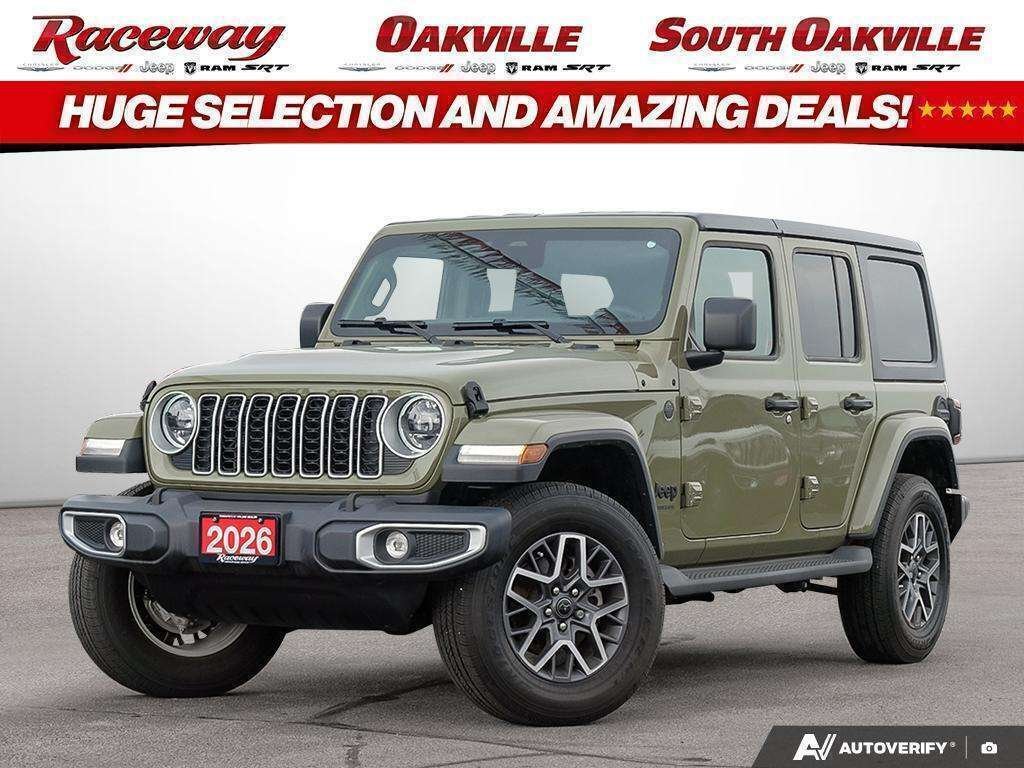 Green 2026 Jeep Wrangler SUV / Crossover Four-Wheel Drive Automatic