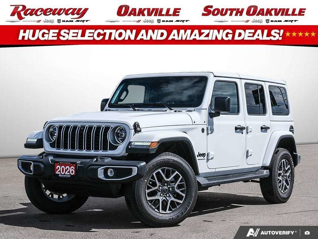 White 2026 Jeep Wrangler SUV / Crossover Four-Wheel Drive Automatic
