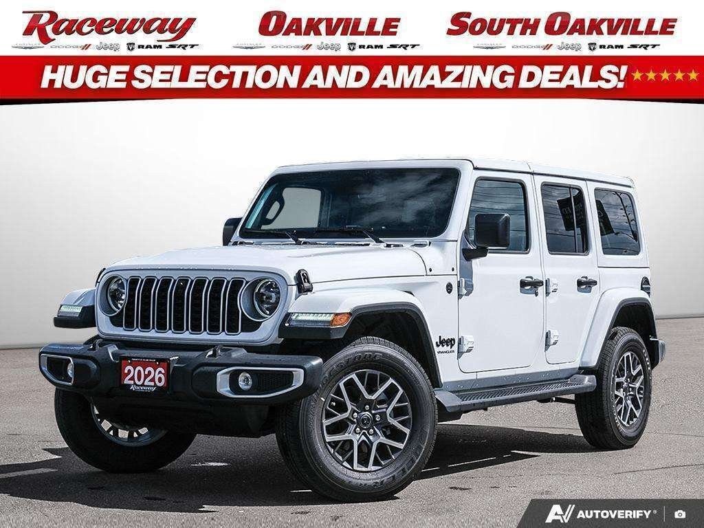 White 2026 Jeep Wrangler SUV / Crossover Four-Wheel Drive Automatic