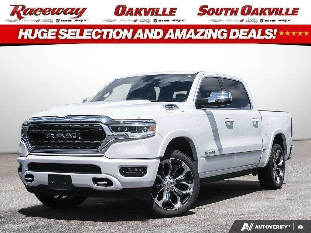 White 2023 RAM 1500 Pickup Truck Four-Wheel Drive Automatic