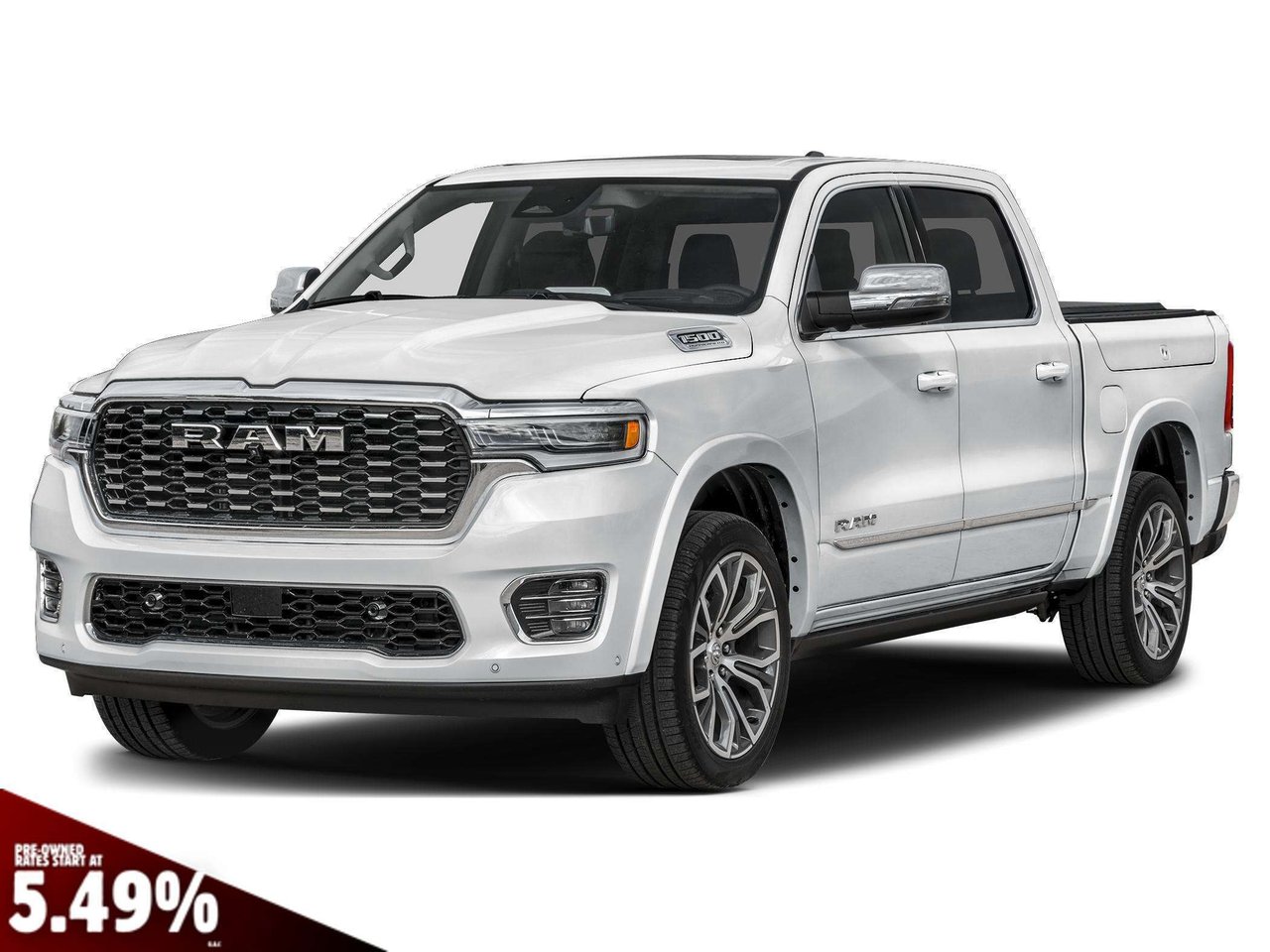 RAM 1500 2025 Camion Blanc Quatre roues motrices Automatique