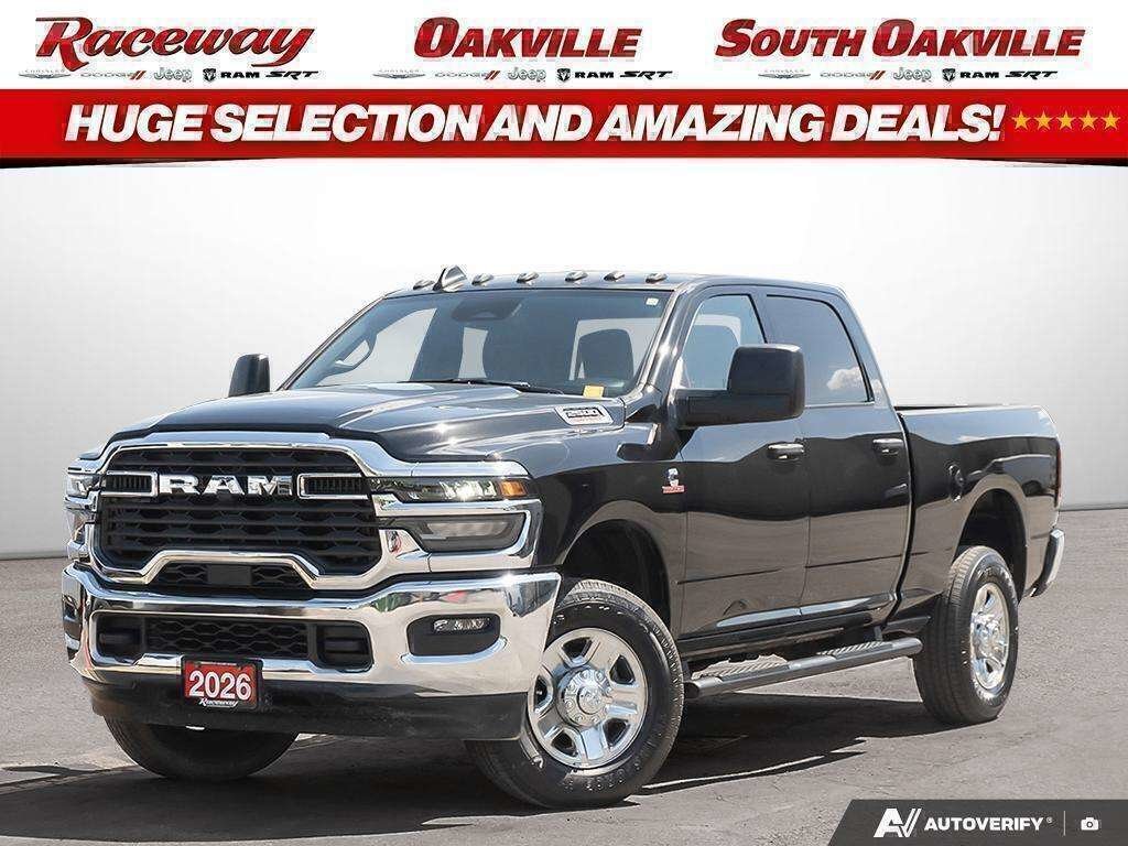 Black 2026 RAM 2500 Pickup Truck Four-Wheel Drive Automatic