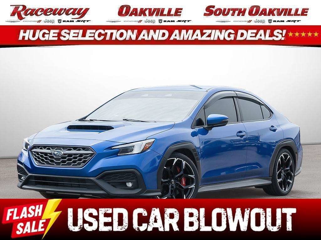 Blue 2024 Subaru WRX Sedan 6-Speed Manual