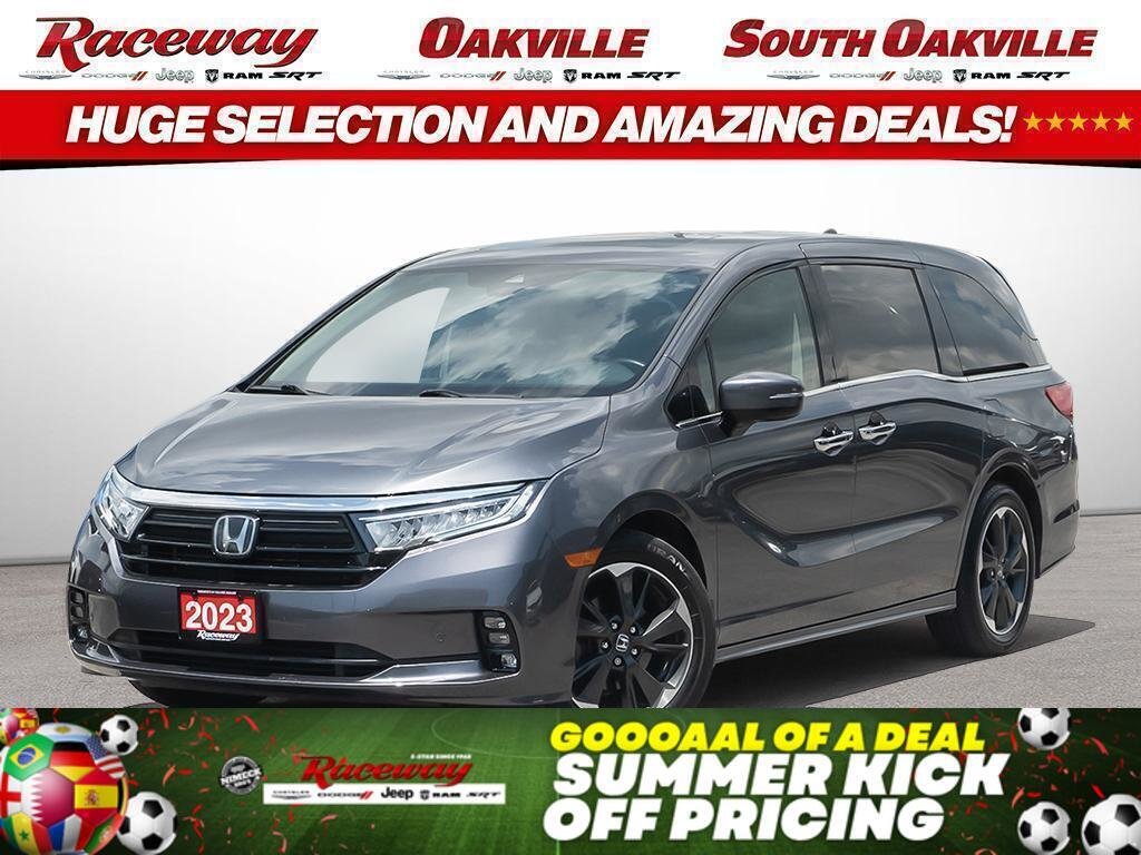 Gray 2023 Honda Odyssey Minivan Front-Wheel Drive Automatic