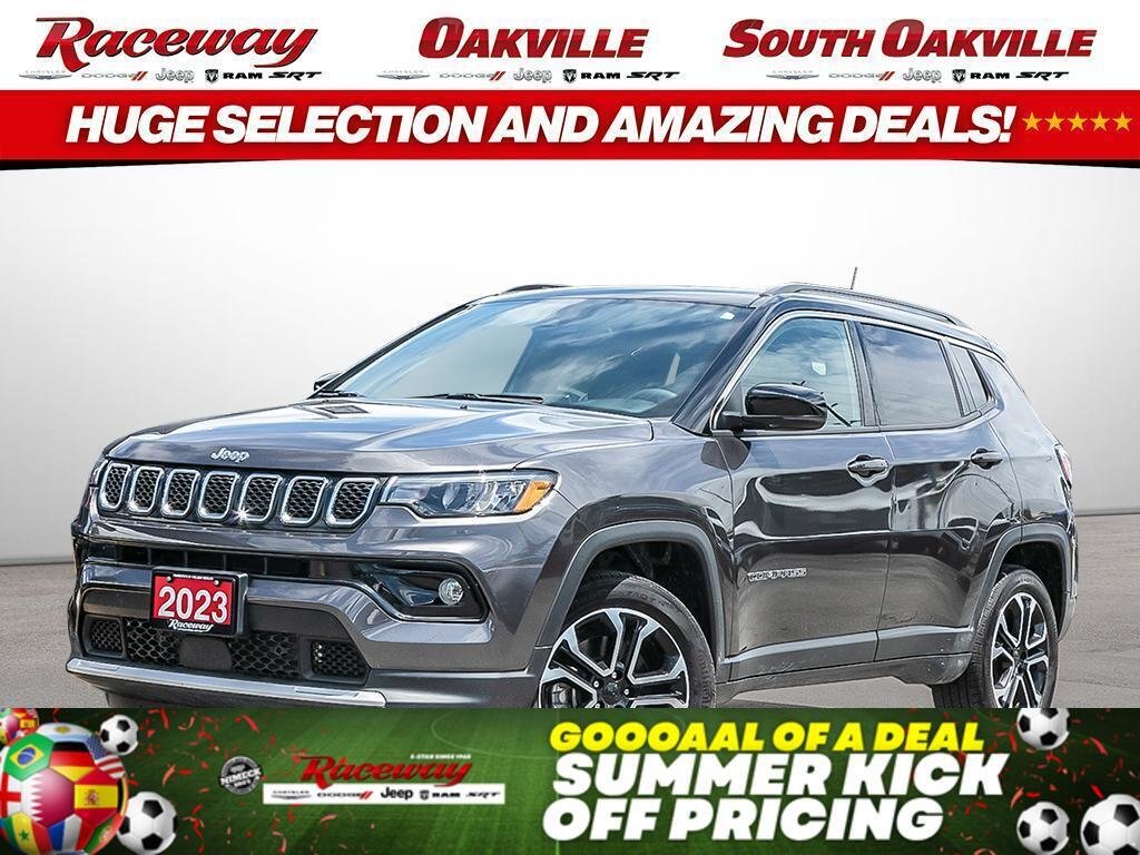Gray 2023 Jeep Compass SUV / Crossover Four-Wheel Drive Automatic