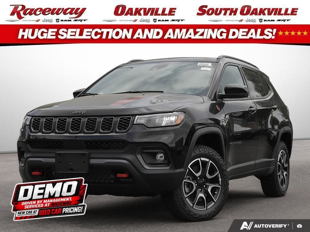 Black 2024 Jeep Compass SUV / Crossover Four-Wheel Drive Automatic