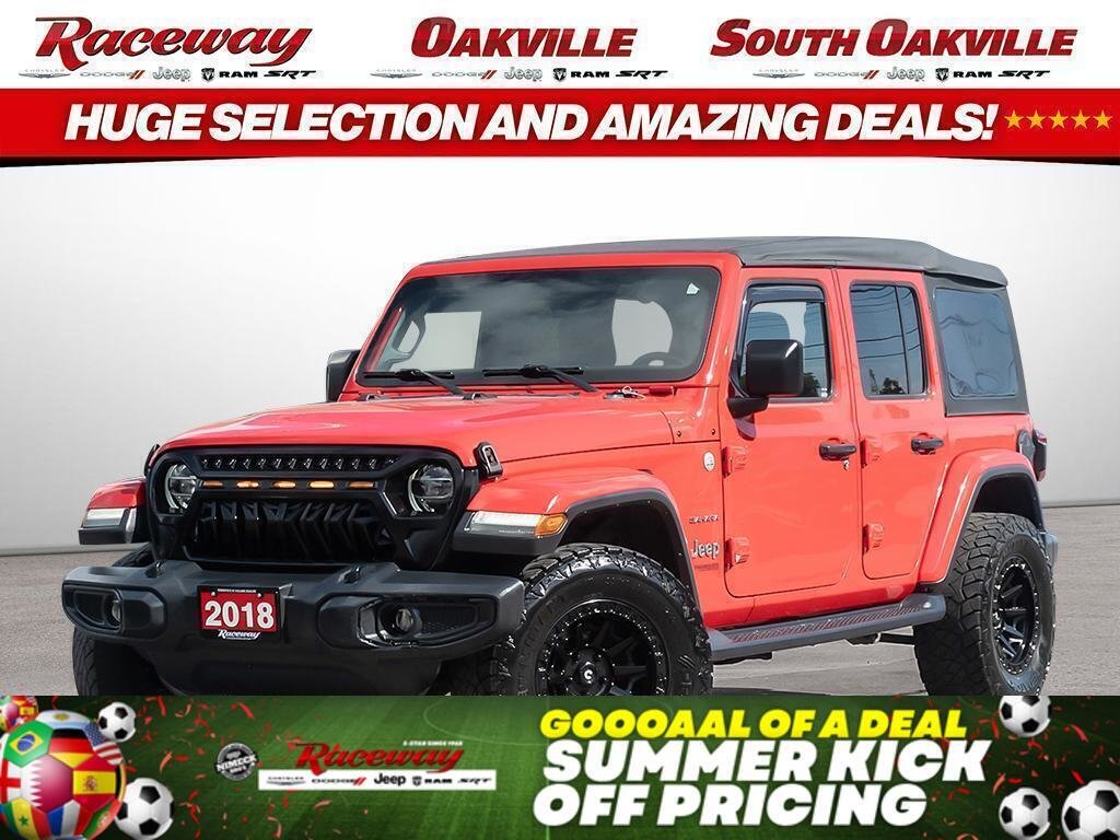 Red 2018 Jeep Wrangler SUV / Crossover Four-Wheel Drive Automatic