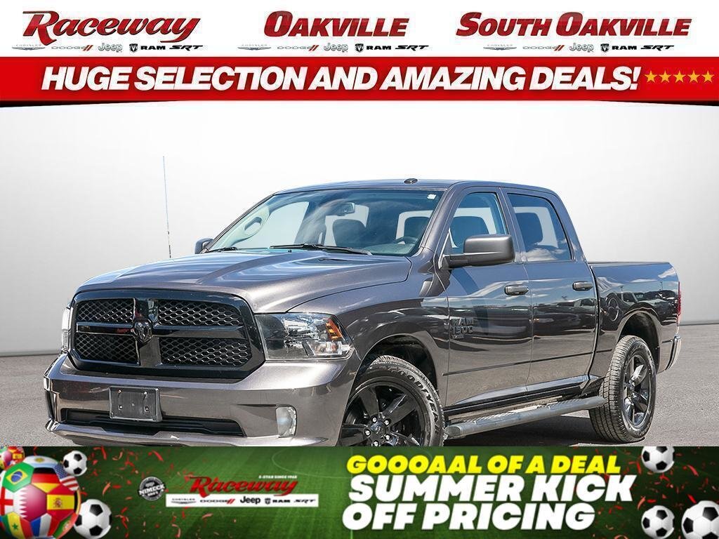 Gray 2023 RAM 1500 Pickup Truck Four-Wheel Drive Automatic