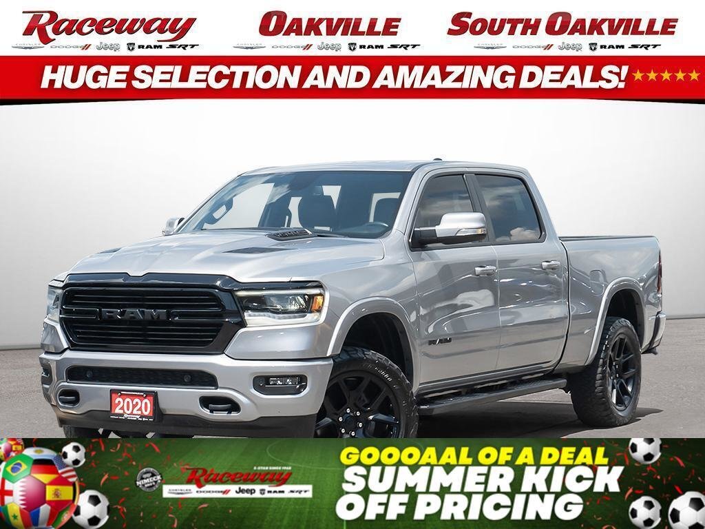 Silver 2020 RAM 1500 Pickup Truck Four-Wheel Drive Automatic