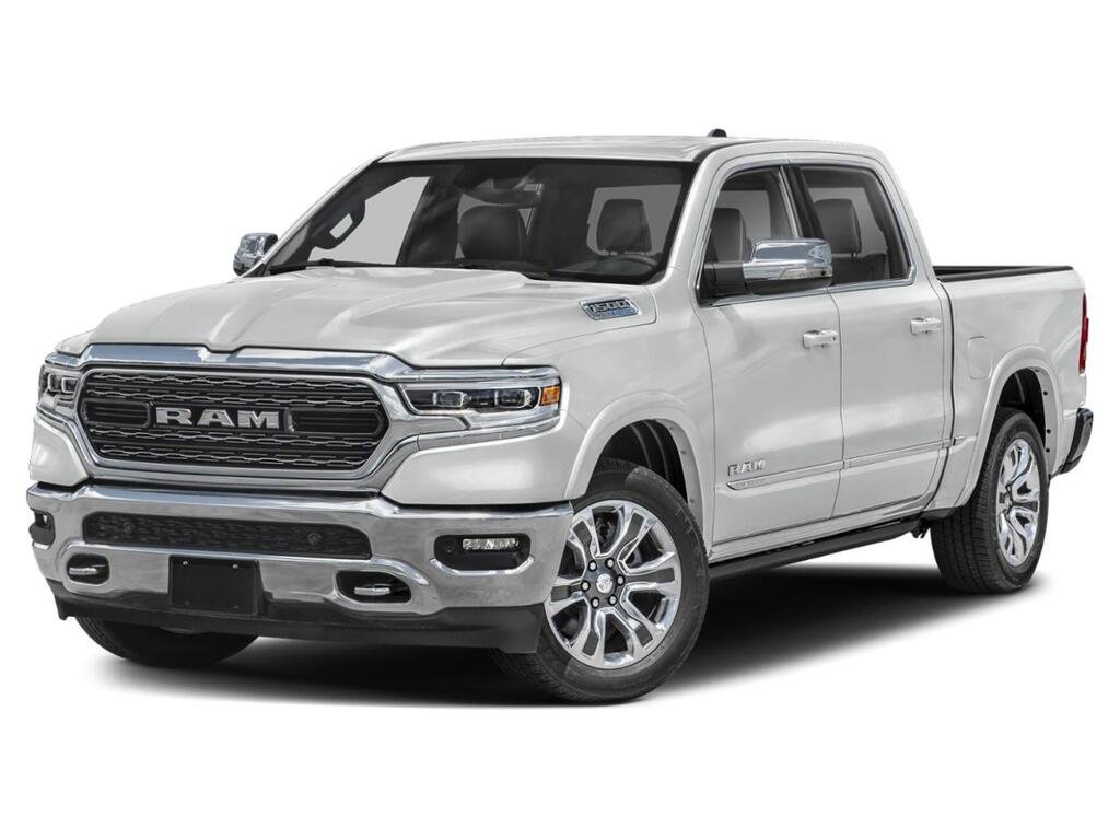 White 2023 RAM 1500 Pickup Truck Four-Wheel Drive Automatic
