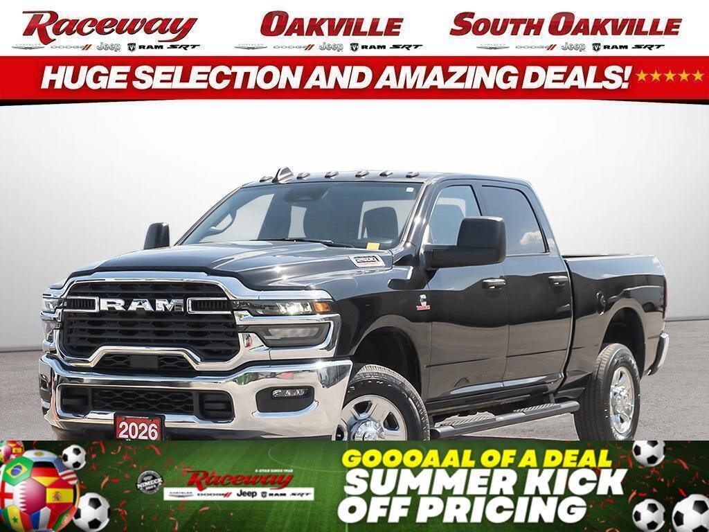 Black 2026 RAM 2500 Pickup Truck Four-Wheel Drive Automatic