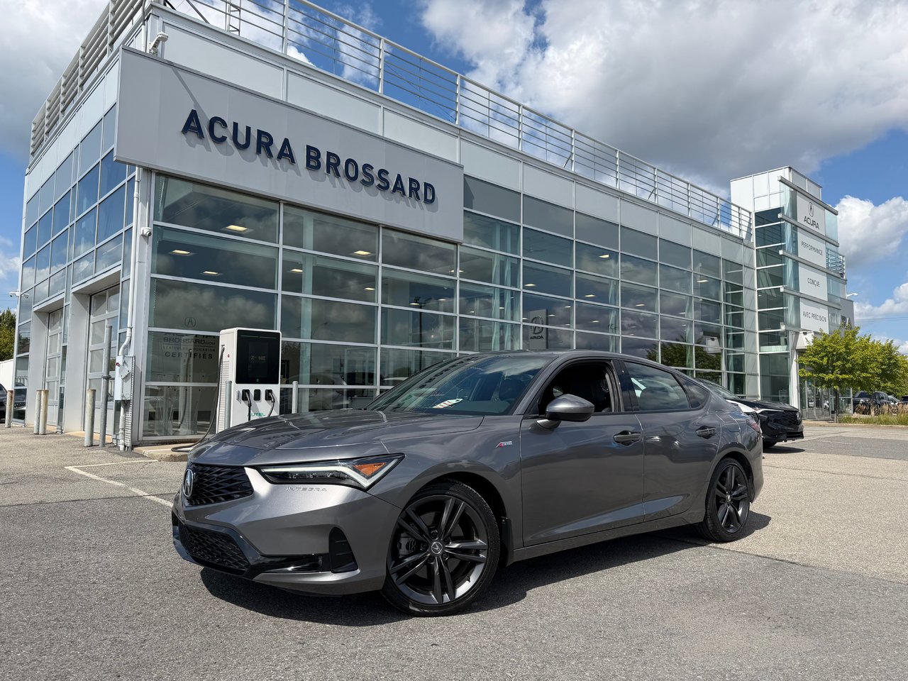 Liquid Carbon Metallic 2024 Acura Integra Hatchback Front-Wheel Drive Continuously Variable Transmission