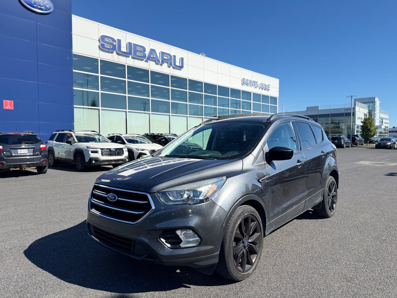 Gray (Magnetic) 2017 Ford Escape SUV / Crossover Front-Wheel Drive Automatic