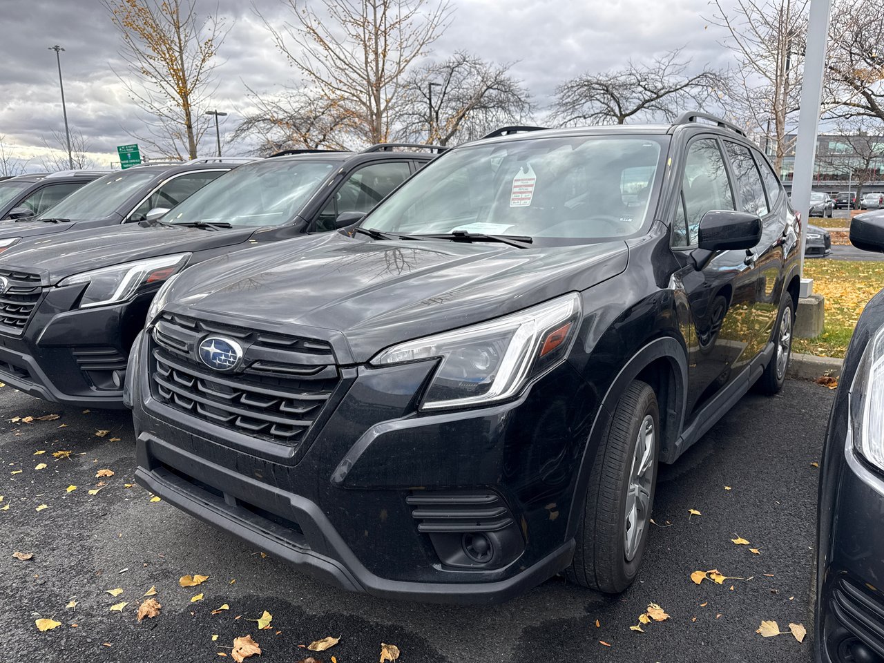 Crystal Black Silica 2023 Subaru Forester Wagon Continuously Variable Transmission