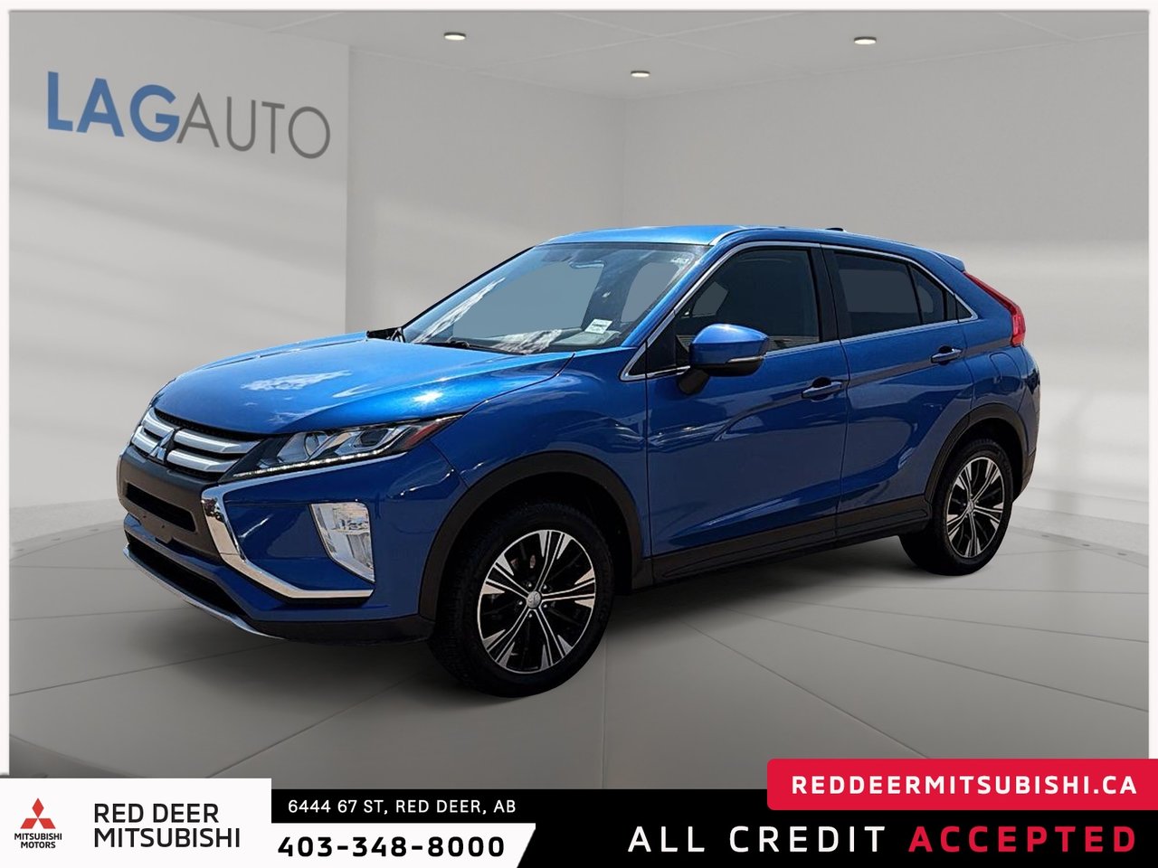 Blue 2020 Mitsubishi Eclipse Cross SUV / Crossover All-Wheel Drive