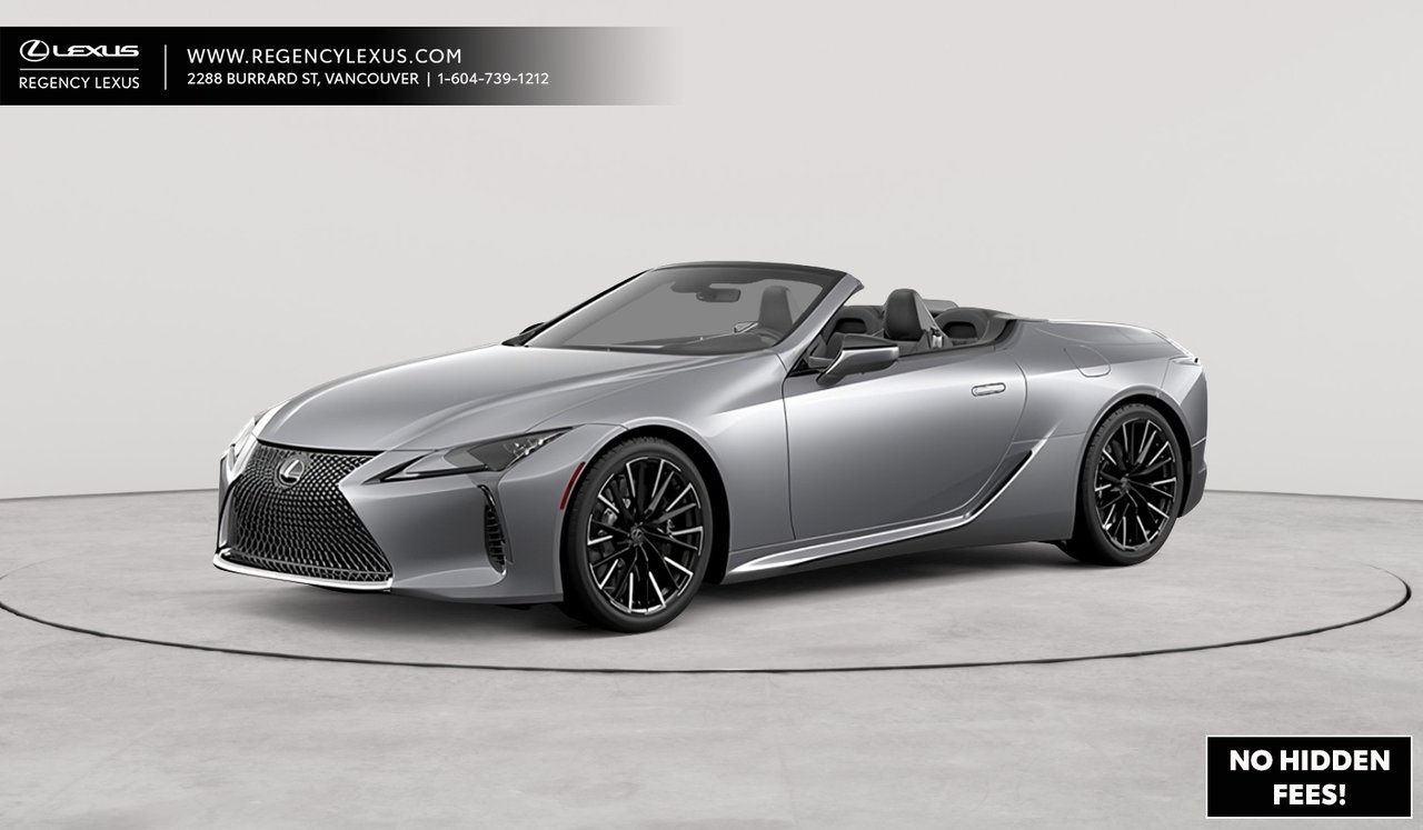 Iridium 2026 Lexus LC Convertible Rear-Wheel Drive Automatic