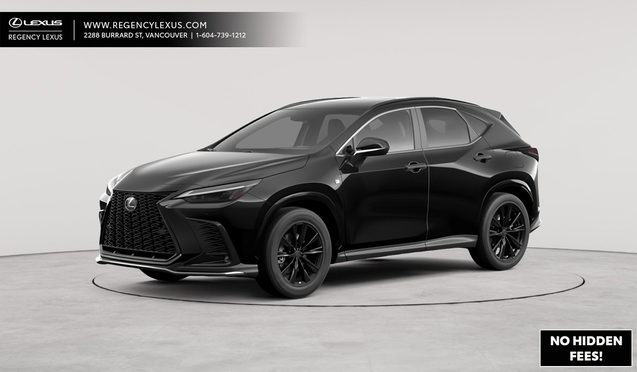 Black (Caviar) 2026 Lexus NX Hybrid SUV / Crossover All-Wheel Drive Automatic