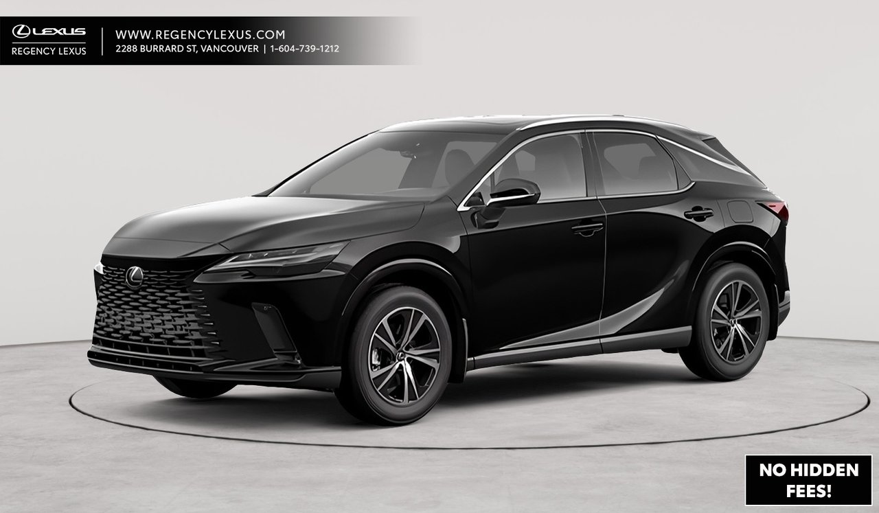 Black (Caviar) 2026 Lexus RX Hybrid 350h Premium AWD SUV / Crossover All-Wheel Drive Automatic