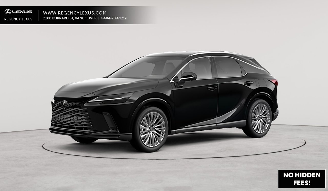 Black (Caviar) 2026 Lexus RX Hybrid SUV / Crossover All-Wheel Drive Automatic