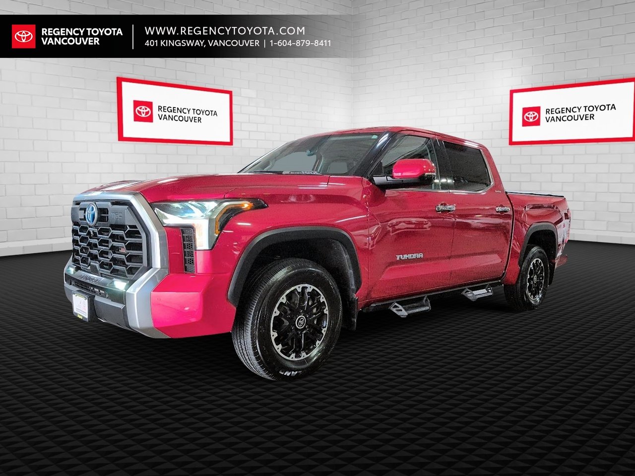 03U5 RED 2023 Toyota Tundra Hybrid Pickup Truck Four-Wheel Drive Automatic