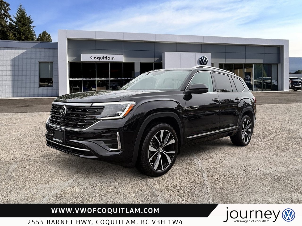 Deep Black Pearl 2025 Volkswagen Atlas SUV / Crossover Automatic