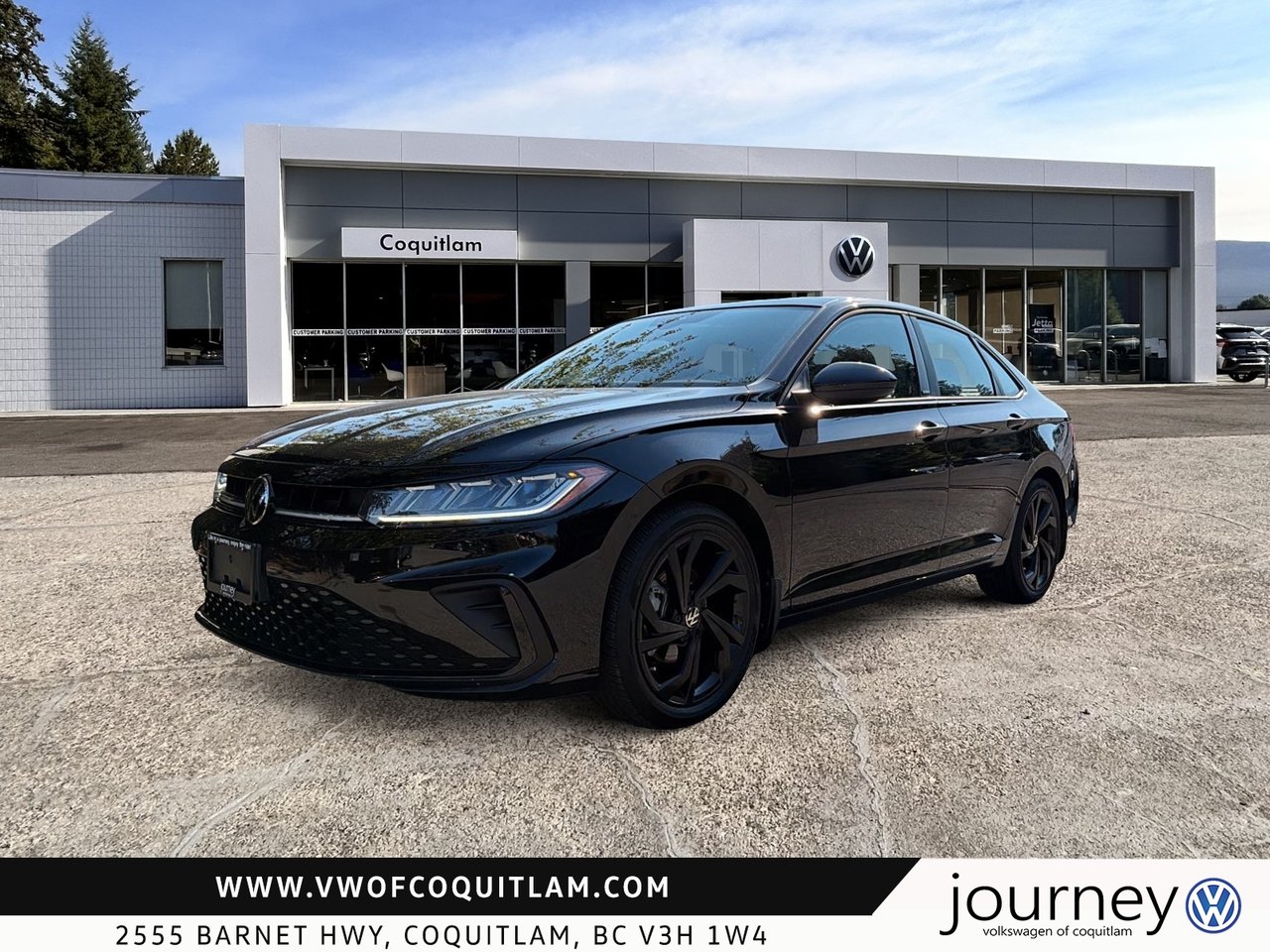 Deep Black Pearl 2025 Volkswagen Jetta Sedan Automatic
