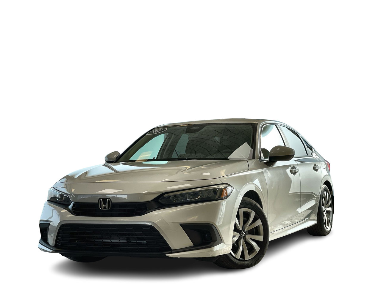 White 2022 Honda Civic Sedan Front-Wheel Drive Automatic