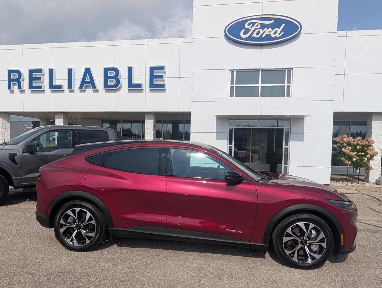 Red 2025 Ford Mustang Mach-E SUV / Crossover All-Wheel Drive Automatic
