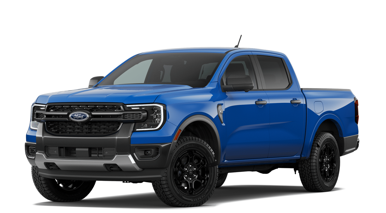 Velocity Blue Metallic 2026 Ford Ranger Pickup Truck Four-Wheel Drive Automatic