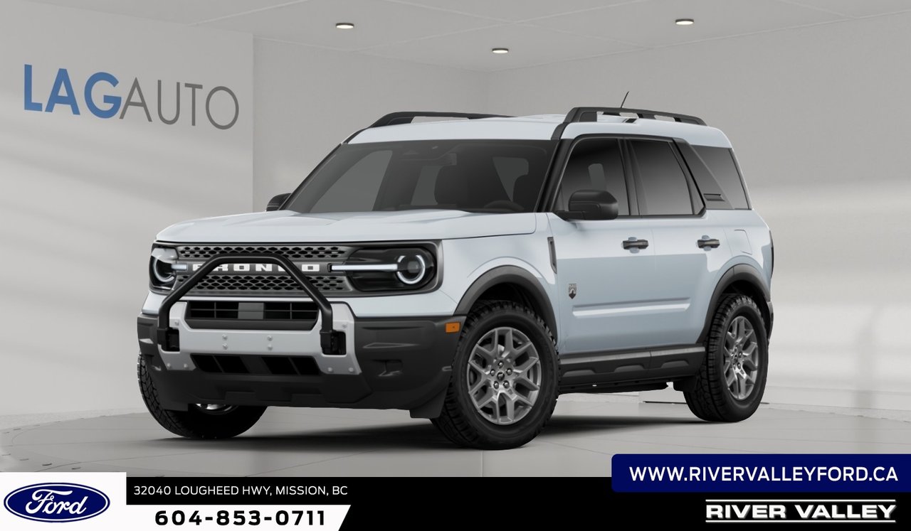 Space White Metallic 2026 Ford Bronco Sport SUV / Crossover All-Wheel Drive Automatic
