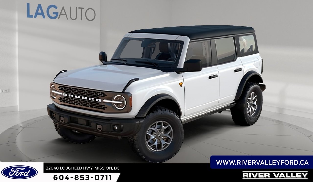 Oxford White 2025 Ford Bronco SUV / Crossover Four-Wheel Drive Automatic