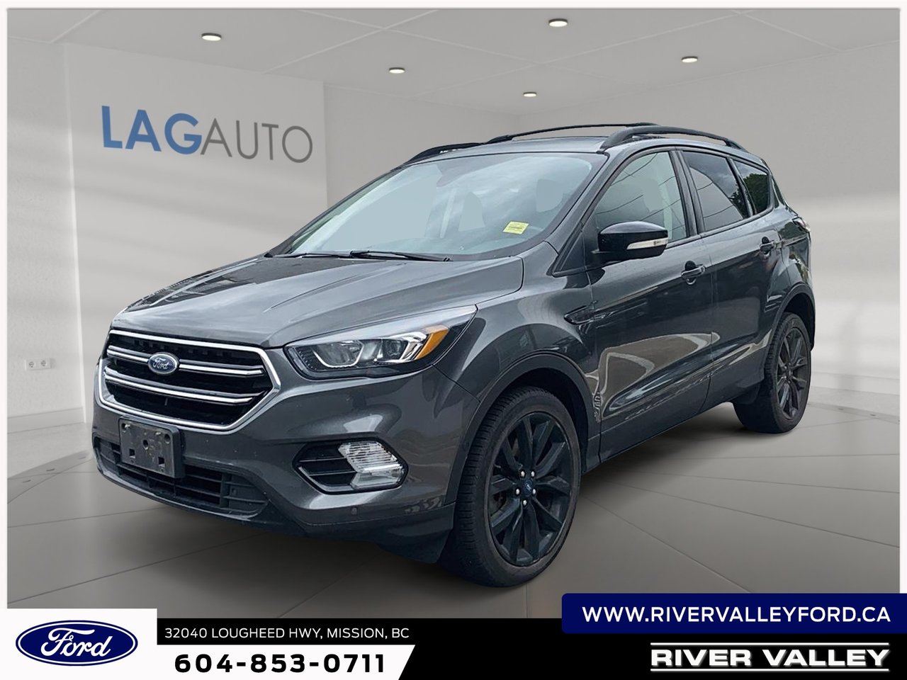 Gray (Magnetic) 2018 Ford Escape Titanium AWD SUV / Crossover All-Wheel Drive Automatic