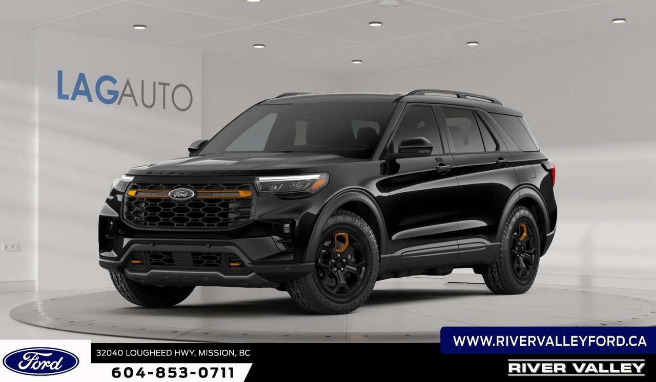 Agate Black Metallic 2026 Ford Explorer SUV / Crossover All-Wheel Drive Automatic