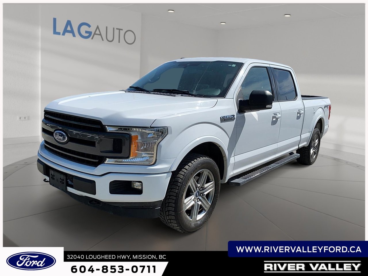 Oxford White 2020 Ford F-150 XLT SuperCrew LB 4WD Pickup Truck Four-Wheel Drive Automatic