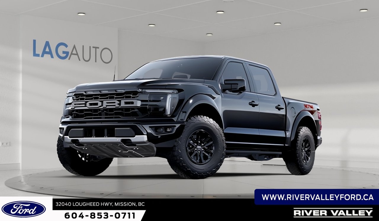Agate Black Metallic 2026 Ford F-150 Pickup Truck Four-Wheel Drive Automatic