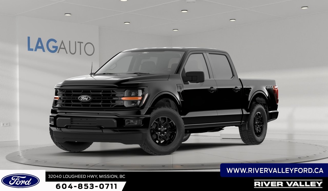 Agate Black Metallic 2026 Ford F-150 Pickup Truck Four-Wheel Drive Automatic