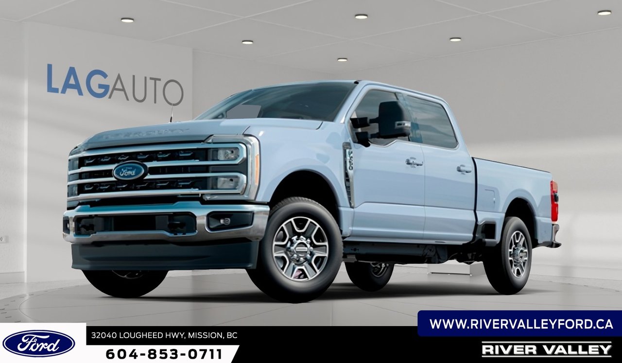 Gray (Glacier Grey Metallic Tri-Coat) 2026 Ford F-350 Super Duty Pickup Truck Four-Wheel Drive Automatic